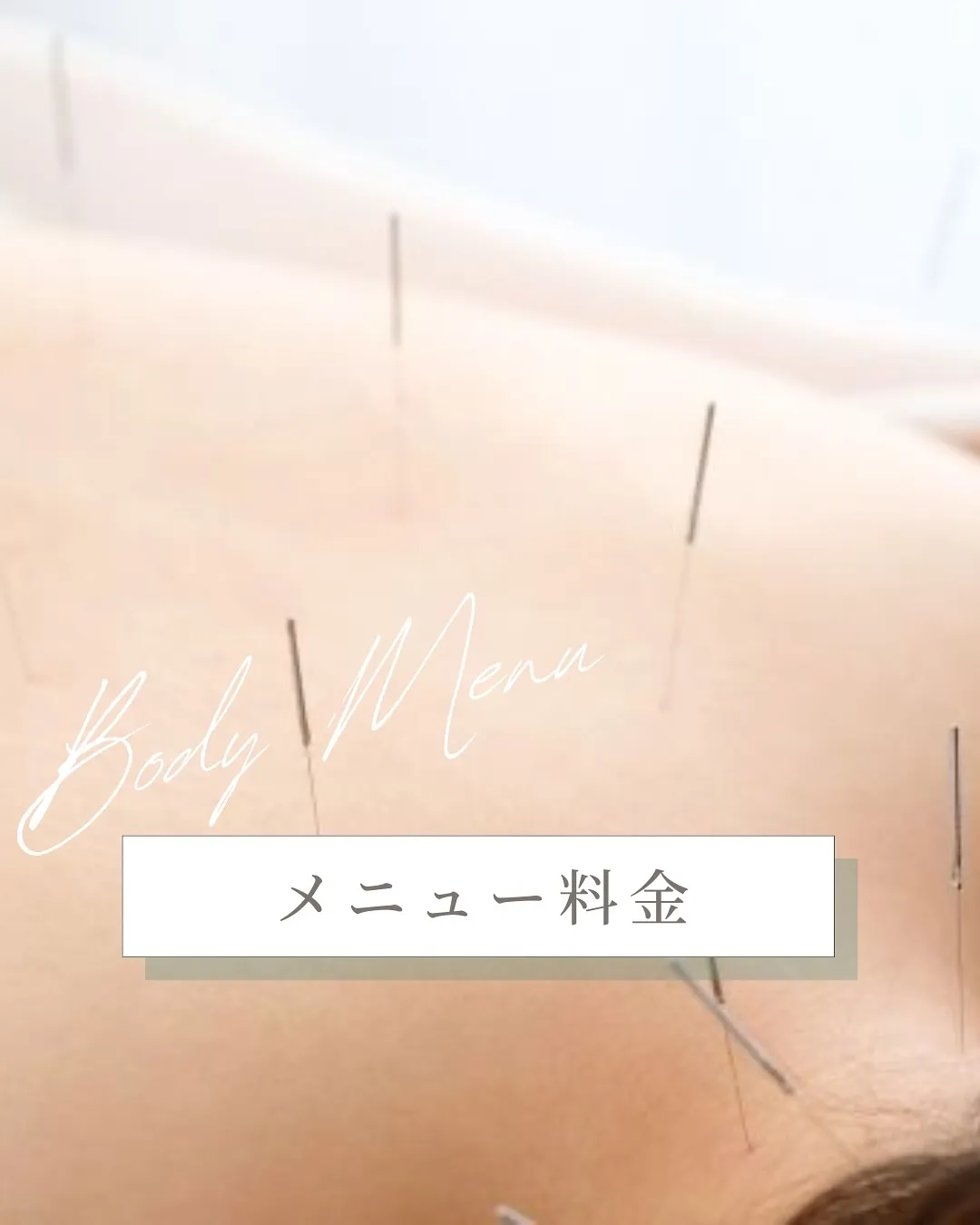 【 Body Menu 】